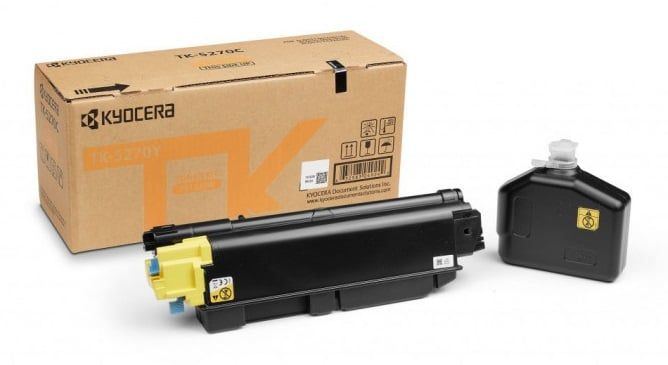 Original Kyocera TK-5270Y Yellow Toner Cartridge 1T02TVANL0